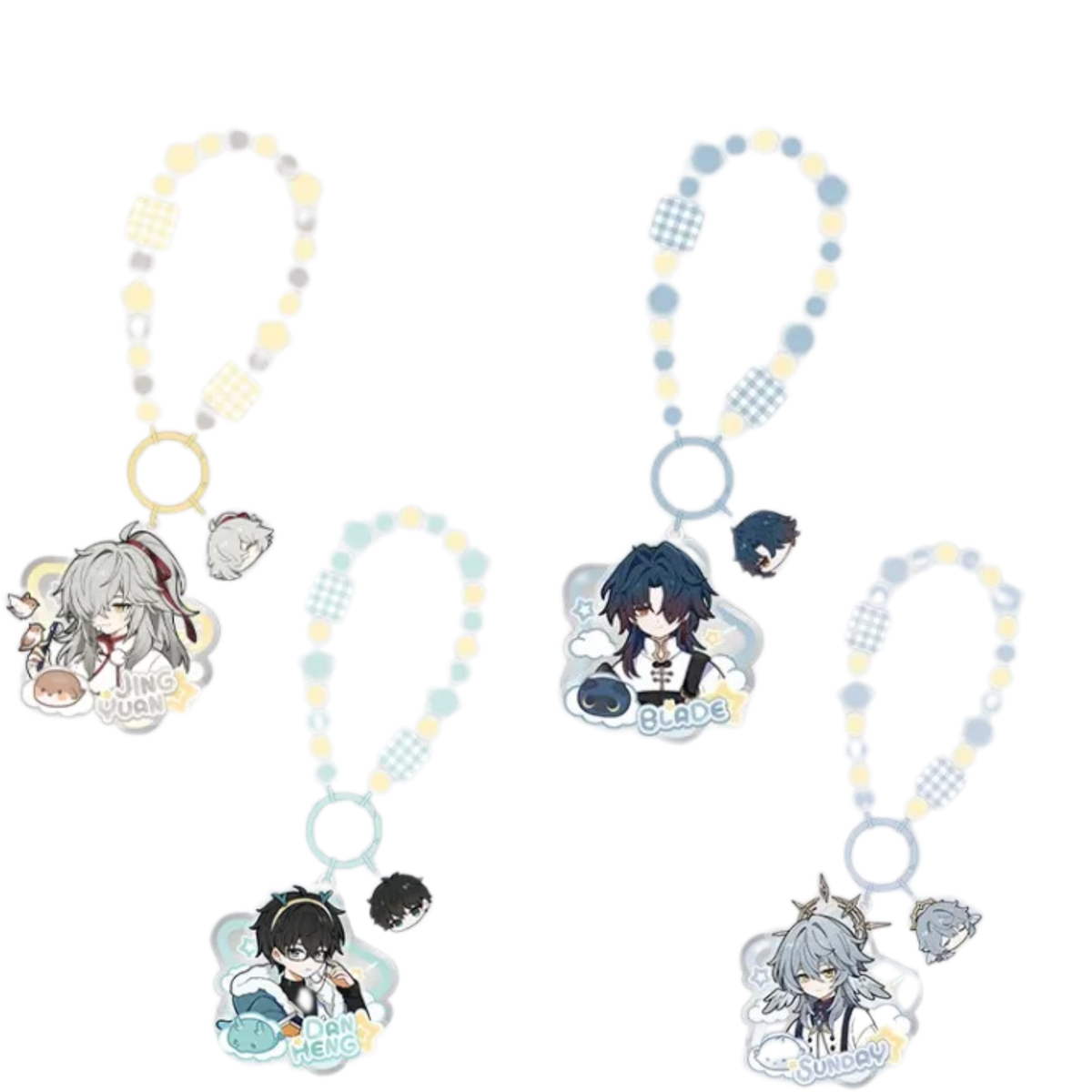 Honkai: Star Rail Boys Dorm Series Acrylic Keychain-Jingyuan-miHoYo-Ace Cards & Collectibles