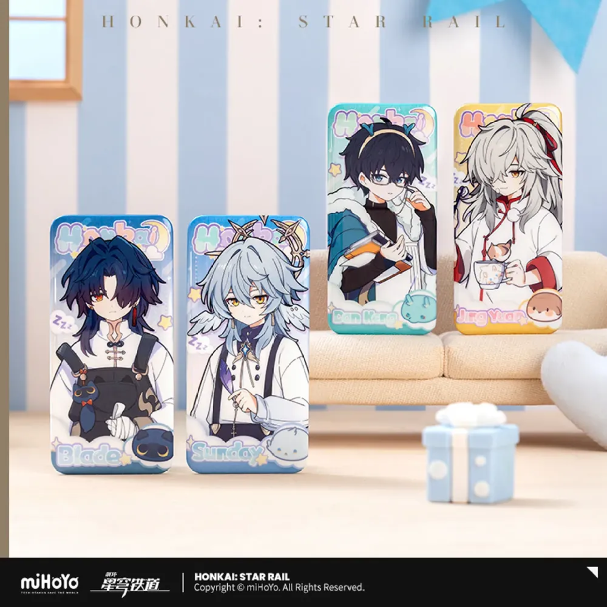 Honkai: Star Rail Boys Dorm Series Badge-Jingyuan-miHoYo-Ace Cards & Collectibles