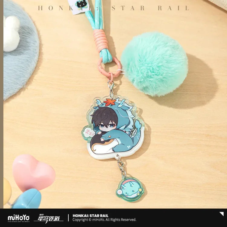 Honkai: Star Rail Boys Dorm Series Chibi Version Acrylic Keychain-DanHeng-miHoYo-Ace Cards & Collectibles