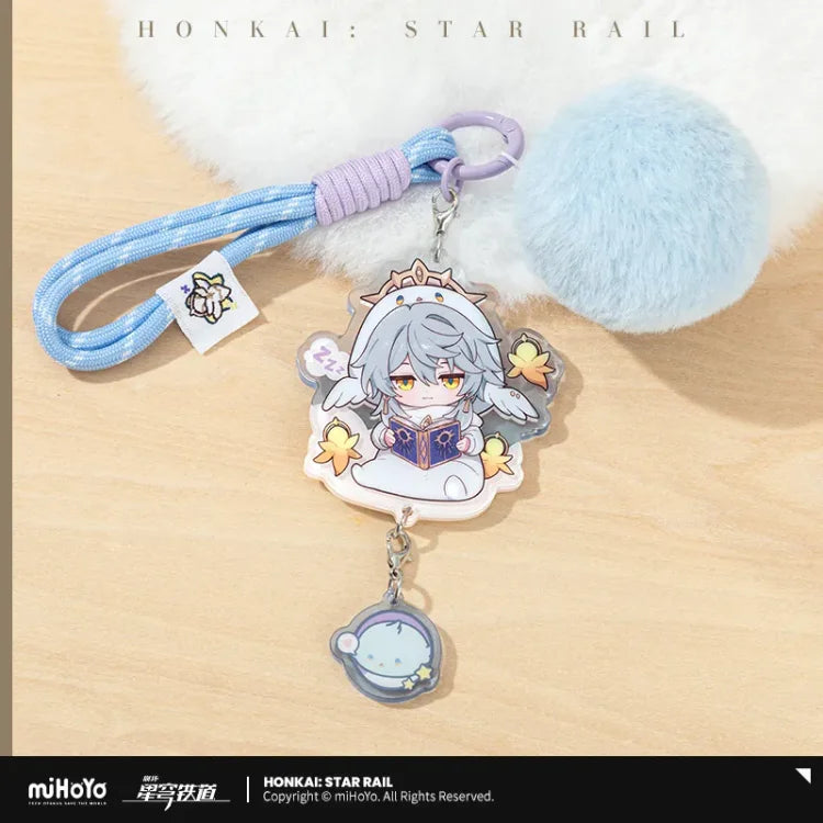 Honkai: Star Rail Boys Dorm Series Chibi Version Acrylic Keychain-Jingyuan-miHoYo-Ace Cards & Collectibles