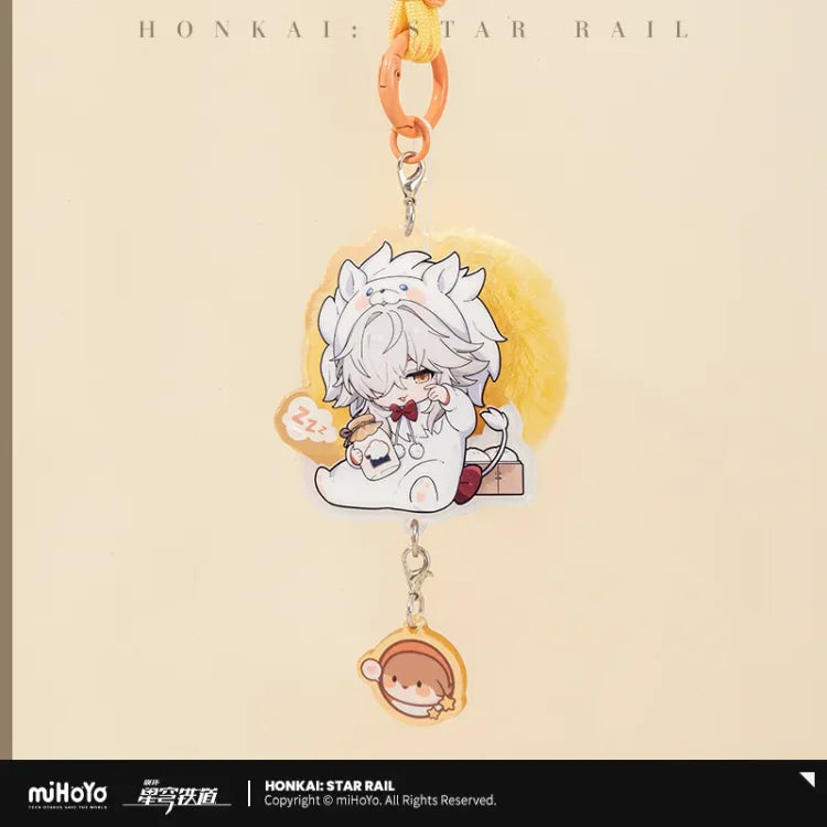 Honkai: Star Rail Boys Dorm Series Chibi Version Acrylic Keychain-Jingyuan-miHoYo-Ace Cards & Collectibles