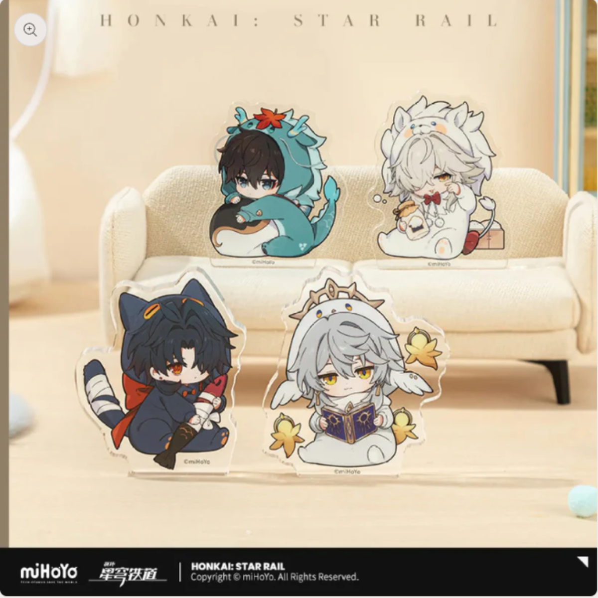 Honkai: Star Rail Boys Dorm Series Mini Acrylic Stand-Jingyuan-miHoYo-Ace Cards & Collectibles