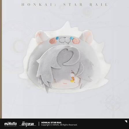 Honkai: Star Rail Boys Dormitory Series Q Version Plush Badge-Jing Yuan-miHoYo-Ace Cards & Collectibles