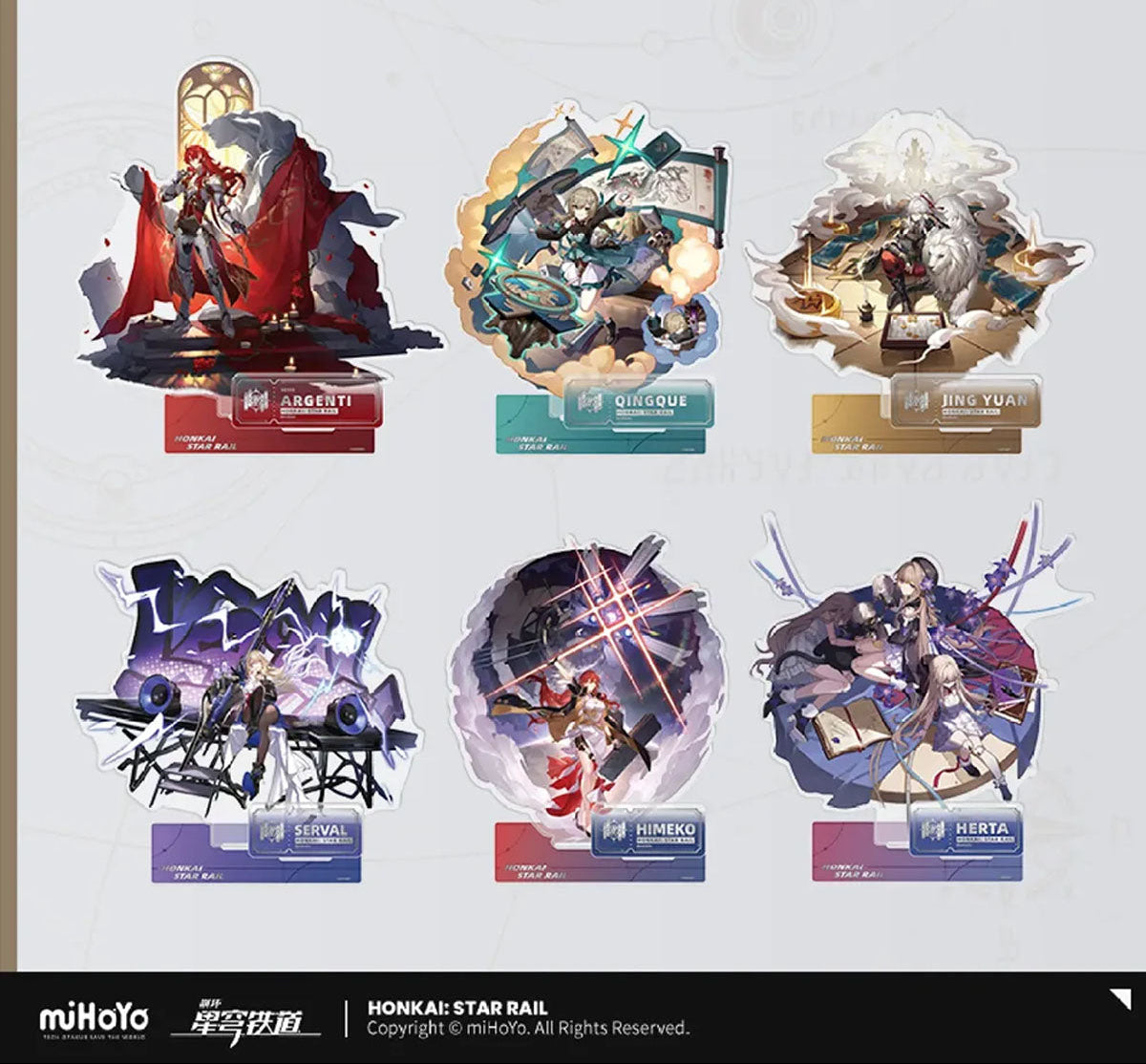 Honkai: Star Rail Character Acrylic Stand "The Erudition"-Argenti-miHoYo-Ace Cards & Collectibles