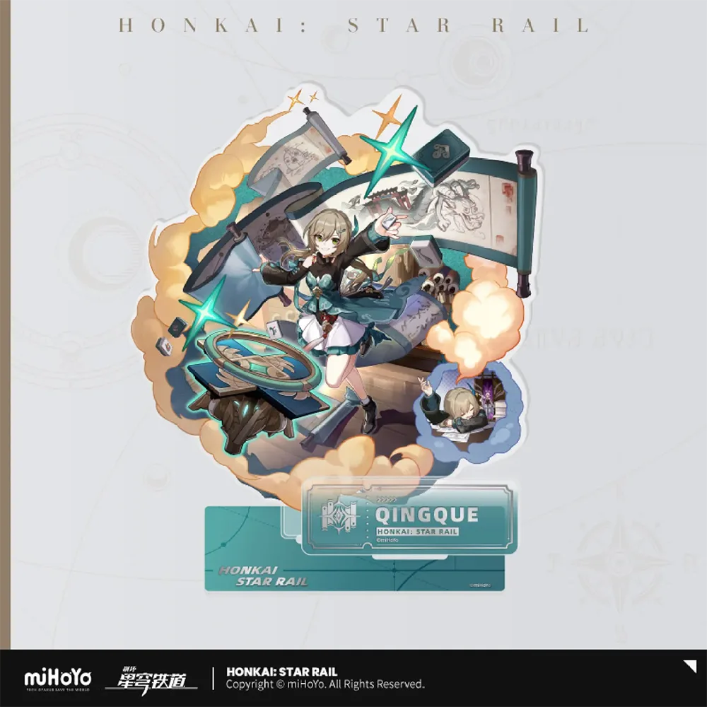 Honkai: Star Rail Character Acrylic Stand &quot;The Erudition&quot;-Qingque-miHoYo-Ace Cards &amp; Collectibles