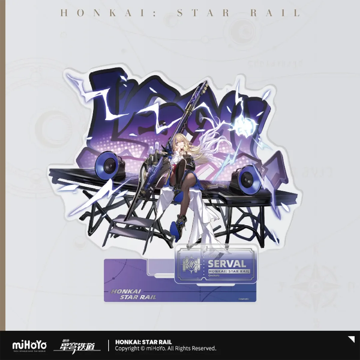Honkai: Star Rail Character Acrylic Stand &quot;The Erudition&quot;-Serval-miHoYo-Ace Cards &amp; Collectibles