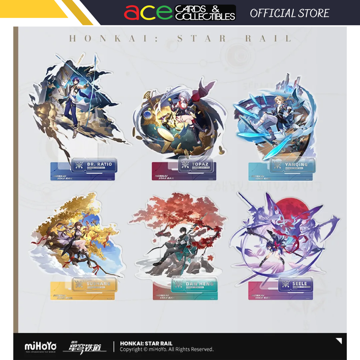 Honkai: Star Rail Character Acrylic Stand "The Hunt"-Dr. Ratio-miHoYo-Ace Cards & Collectibles