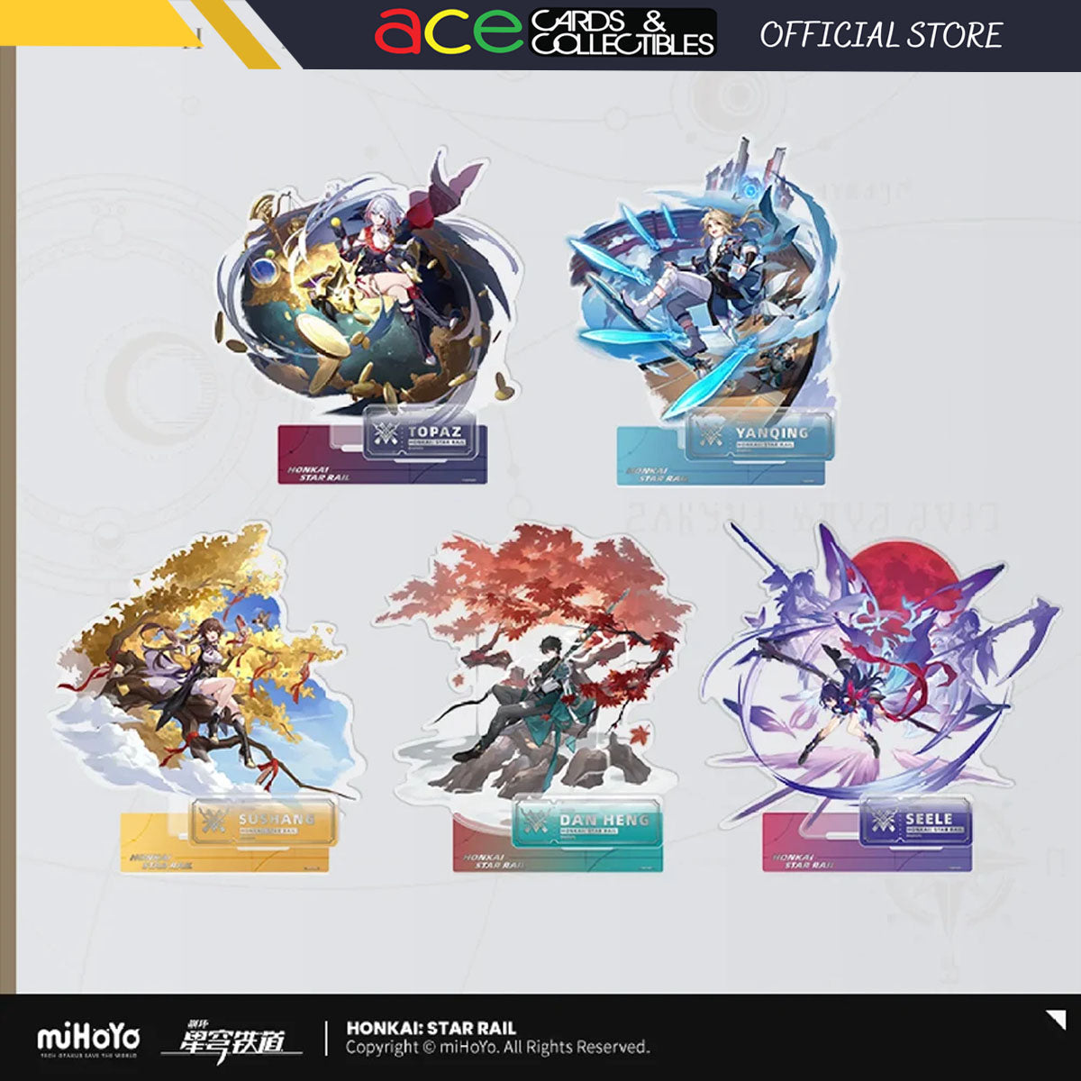 Honkai: Star Rail Character Acrylic Stand "The Hunt"-Topaz-miHoYo-Ace Cards & Collectibles