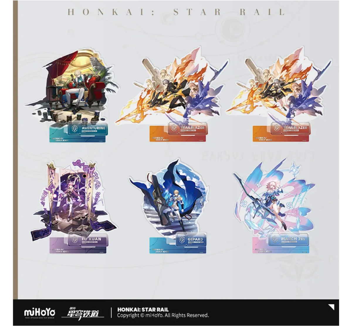 Honkai: Star Rail Character Acrylic Stand "The Preservation"-Aventurine-miHoYo-Ace Cards & Collectibles