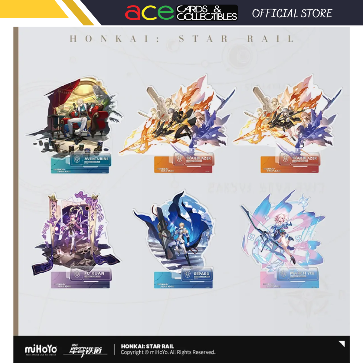 Honkai: Star Rail Character Acrylic Stand "The Preservation"-Aventurine-miHoYo-Ace Cards & Collectibles