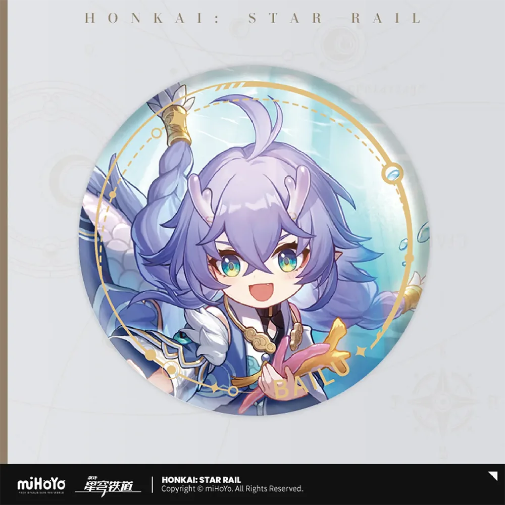 Honkai: Star Rail Character Badge &quot;The Abundance&quot;-Bailu-miHoYo-Ace Cards &amp; Collectibles