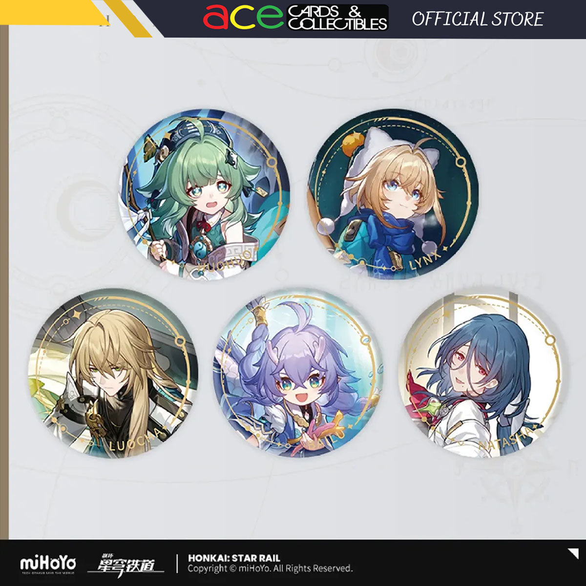 Honkai: Star Rail Character Badge &quot;The Abundance&quot;-Huohuo-miHoYo-Ace Cards &amp; Collectibles