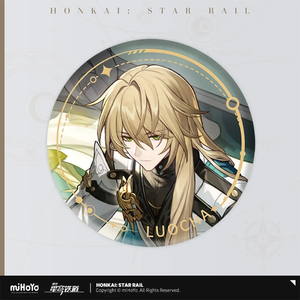 Honkai: Star Rail Character Badge &quot;The Abundance&quot;-Luocha-miHoYo-Ace Cards &amp; Collectibles