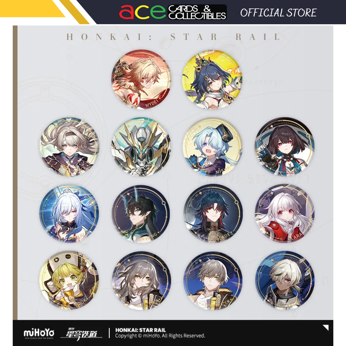 Honkai: Star Rail Character Badge "The Destruction"-Blade-miHoYo-Ace Cards & Collectibles