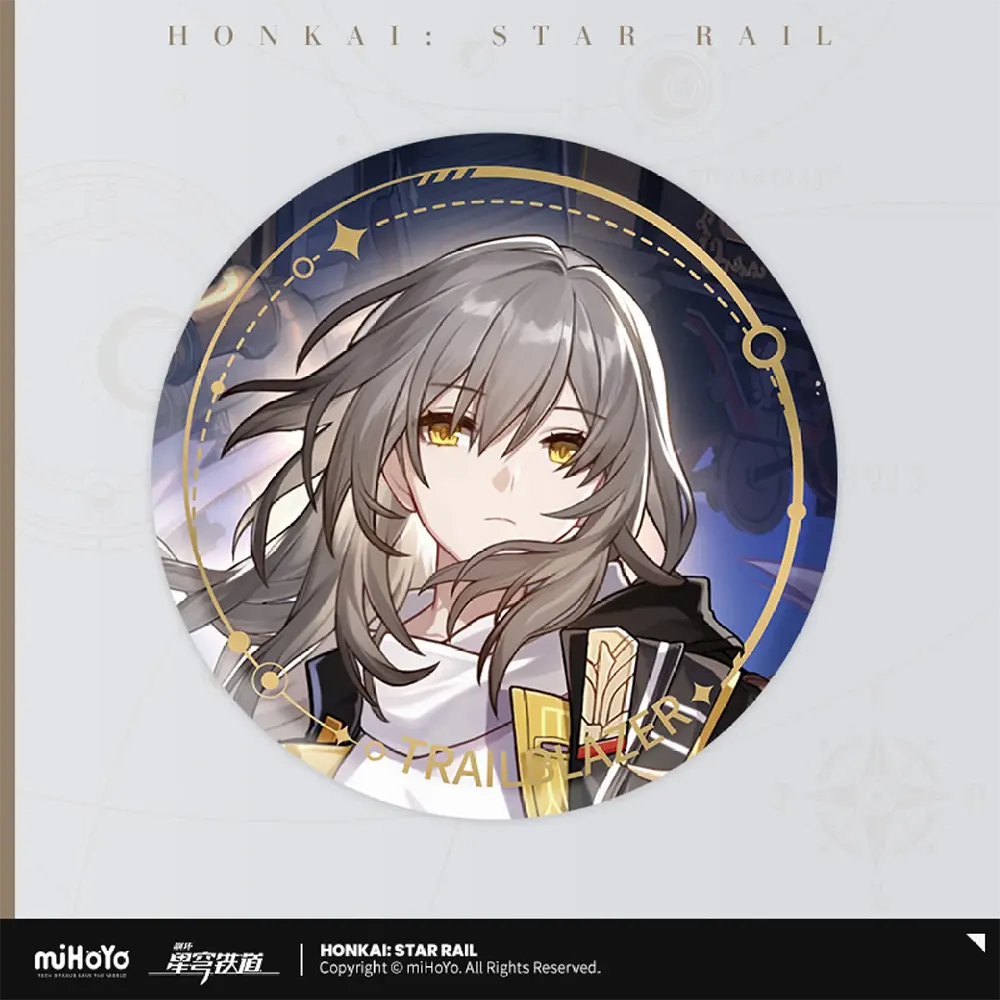 Honkai: Star Rail Character Badge &quot;The Destruction&quot;-Trailblazer/F-miHoYo-Ace Cards &amp; Collectibles