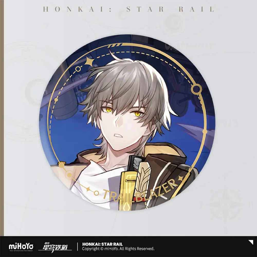 Honkai: Star Rail Character Badge &quot;The Destruction&quot;-Trailblazer/M-miHoYo-Ace Cards &amp; Collectibles