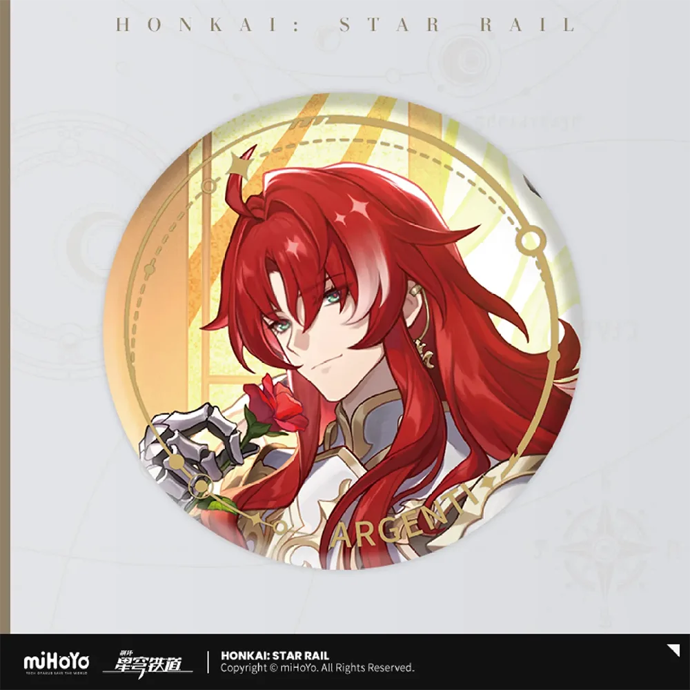 Honkai: Star Rail Character Badge &quot;The Erudition&quot;-Argenti-miHoYo-Ace Cards &amp; Collectibles