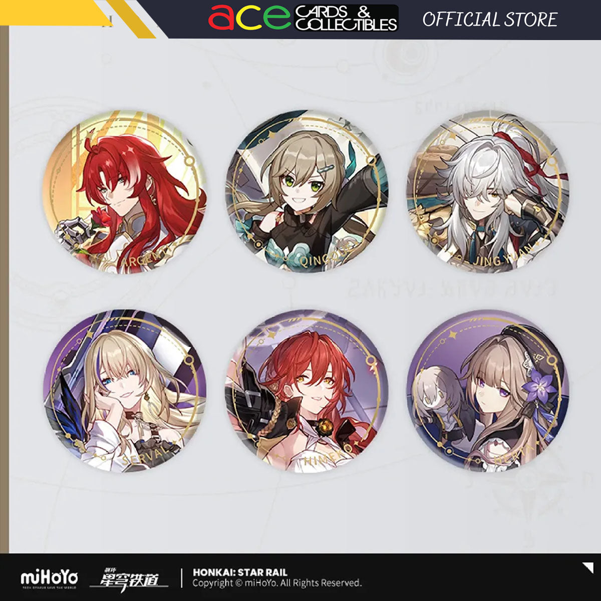 Honkai: Star Rail Character Badge "The Erudition"-Argenti-miHoYo-Ace Cards & Collectibles