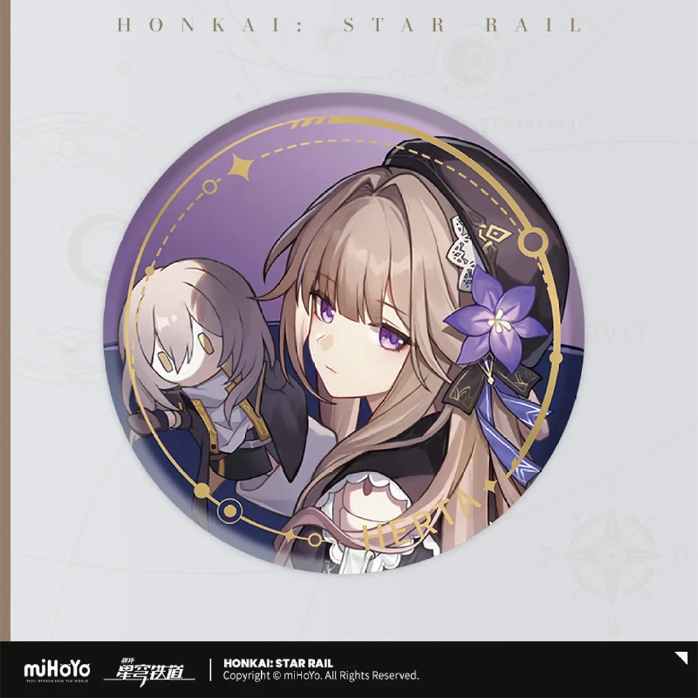 Honkai: Star Rail Character Badge &quot;The Erudition&quot;-Herta-miHoYo-Ace Cards &amp; Collectibles