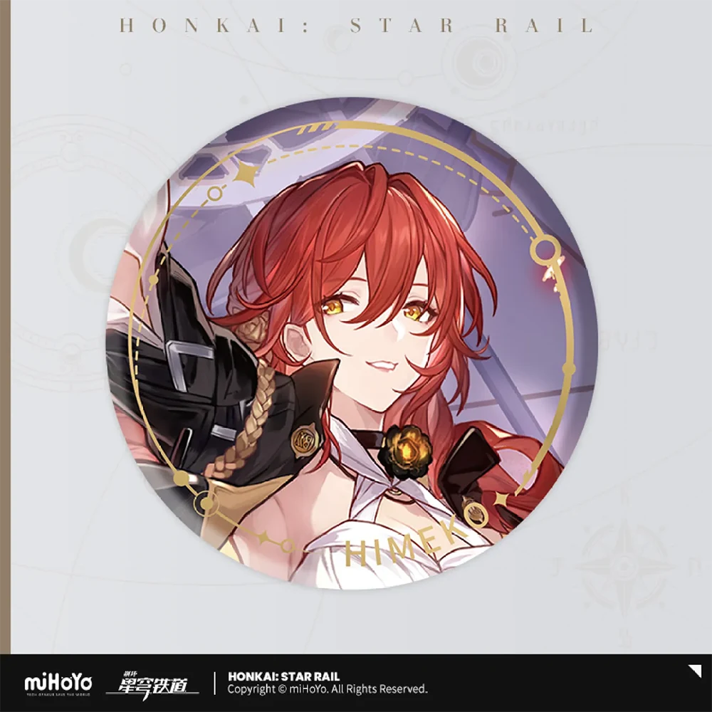 Honkai: Star Rail Character Badge &quot;The Erudition&quot;-Himeko-miHoYo-Ace Cards &amp; Collectibles