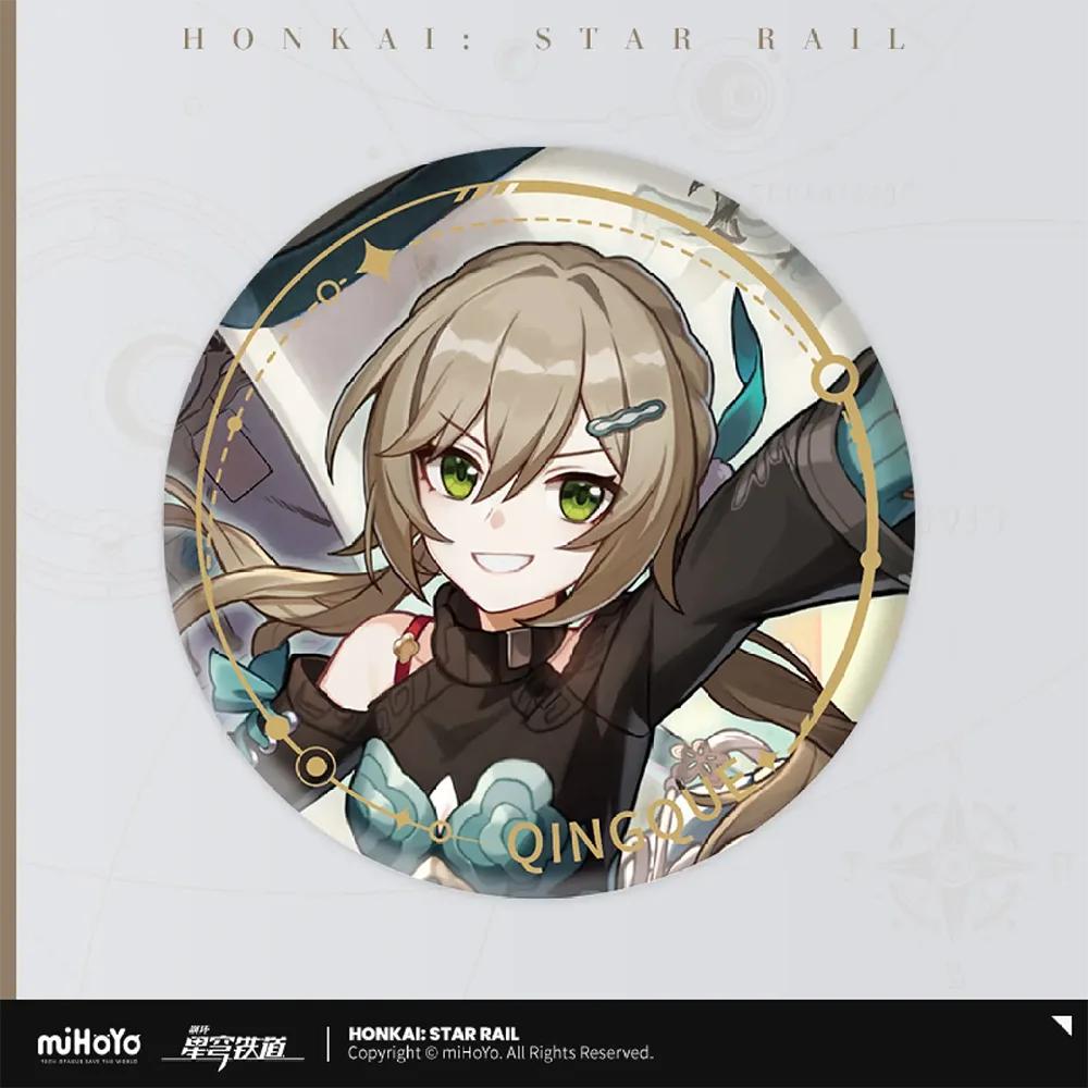 Honkai: Star Rail Character Badge &quot;The Erudition&quot;-Qingque-miHoYo-Ace Cards &amp; Collectibles