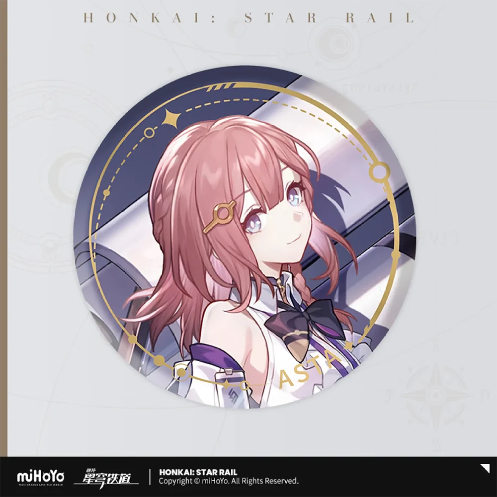 Honkai: Star Rail Character Badge &quot;The Harmony&quot;-Asta-miHoYo-Ace Cards &amp; Collectibles
