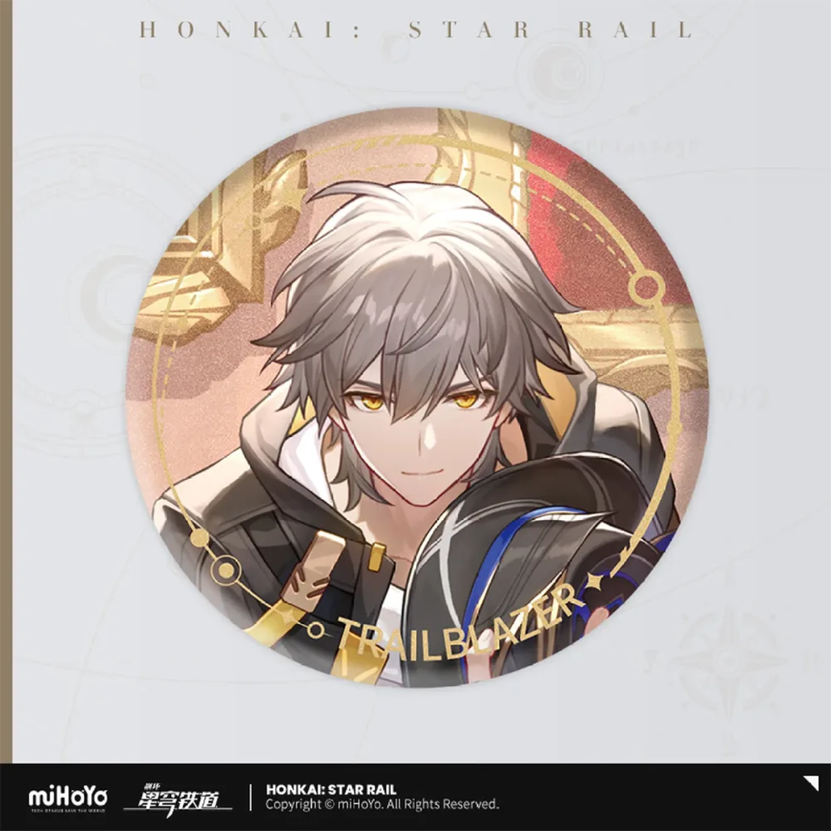 Honkai: Star Rail Character Badge &quot;The Harmony&quot;-Caelus Trailblazer-miHoYo-Ace Cards &amp; Collectibles