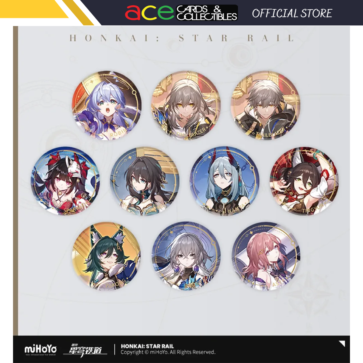 Honkai: Star Rail Character Badge "The Harmony"-Hanya-miHoYo-Ace Cards & Collectibles