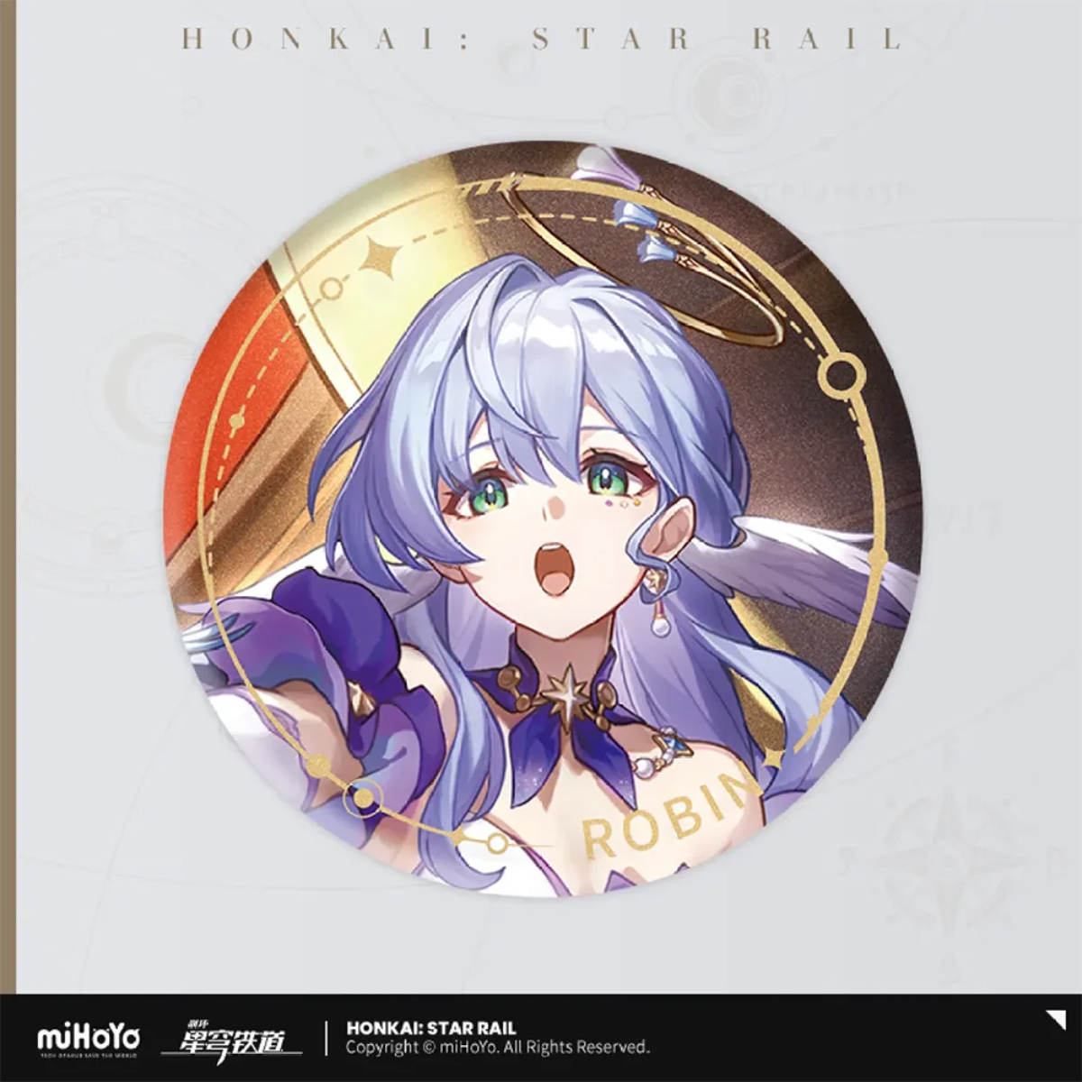 Honkai: Star Rail Character Badge &quot;The Harmony&quot;-Robin-miHoYo-Ace Cards &amp; Collectibles