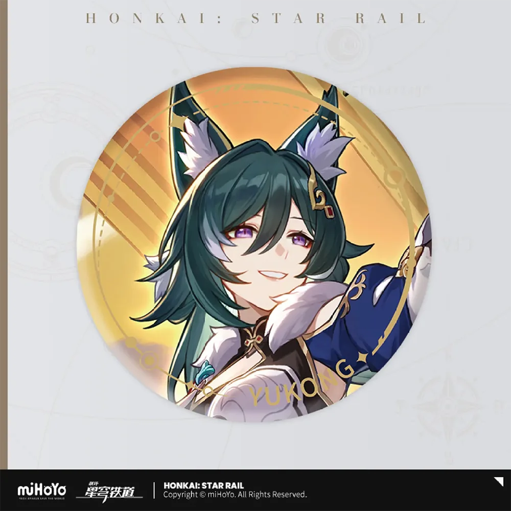 Honkai: Star Rail Character Badge &quot;The Harmony&quot;-Yukong-miHoYo-Ace Cards &amp; Collectibles