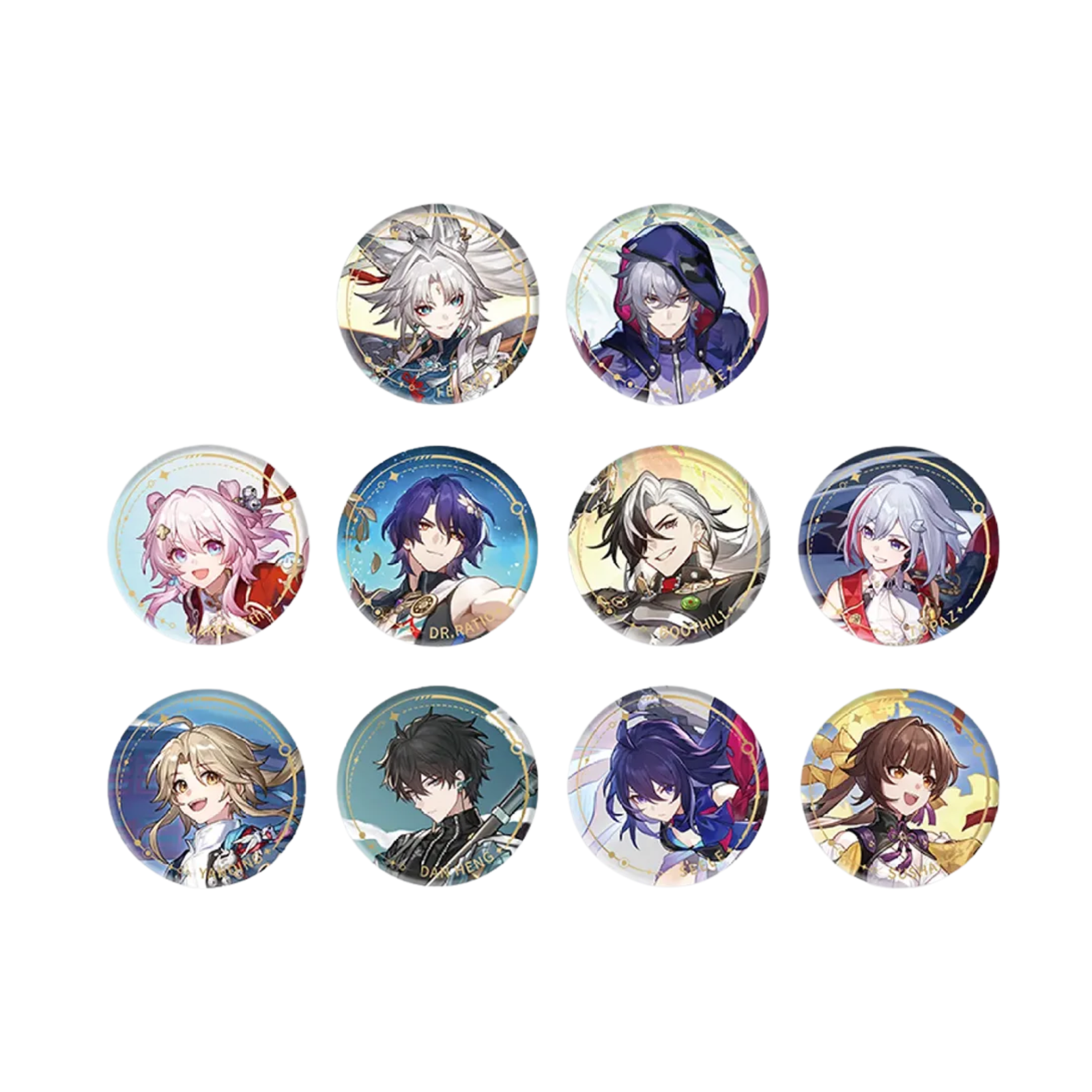 Honkai: Star Rail Character Badge "The Hunt Path"-Dr. Ratio-miHoYo-Ace Cards & Collectibles