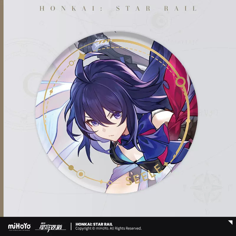 Honkai: Star Rail Character Badge &quot;The Hunt Path&quot;-Seele-miHoYo-Ace Cards &amp; Collectibles
