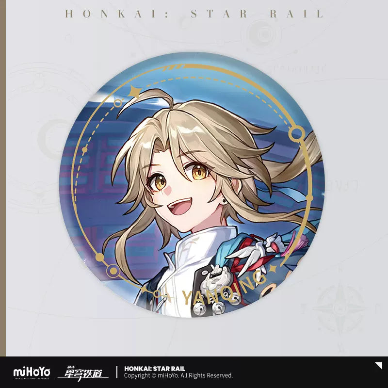 Honkai: Star Rail Character Badge &quot;The Hunt Path&quot;-Yanqing-miHoYo-Ace Cards &amp; Collectibles