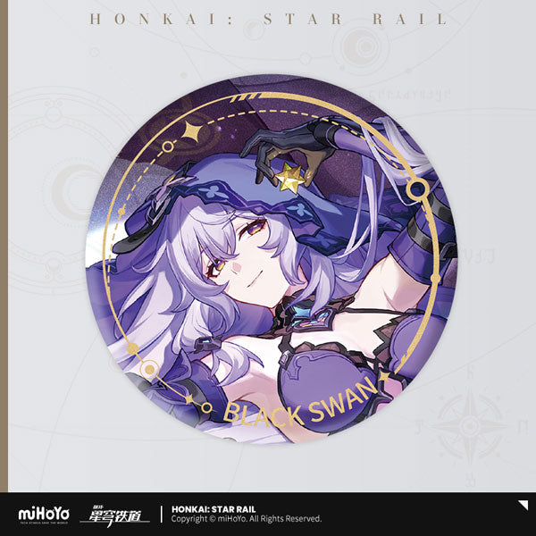 Honkai: Star Rail Character Badge &quot;The Nihility&quot;-Black Swan-miHoYo-Ace Cards &amp; Collectibles