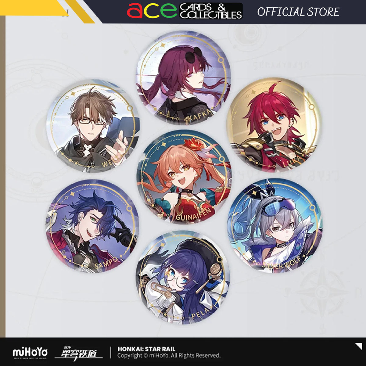 Honkai: Star Rail Character Badge "The Nihility"-Guinaifen-miHoYo-Ace Cards & Collectibles
