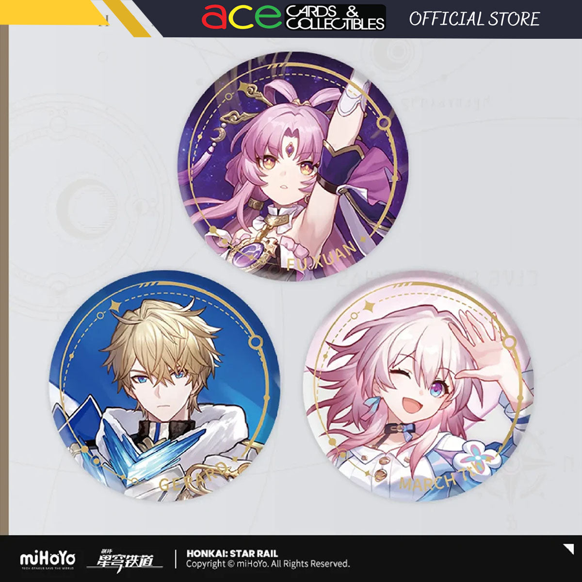 Honkai: Star Rail Character Badge &quot;The Preservation&quot;-Fu Xuan-miHoYo-Ace Cards &amp; Collectibles