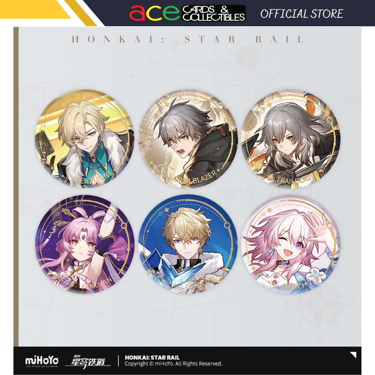 Honkai: Star Rail Character Badge &quot;The Preservation&quot;-Fu Xuan-miHoYo-Ace Cards &amp; Collectibles