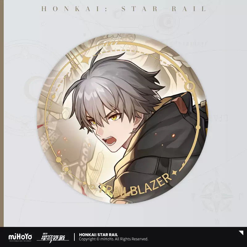 Honkai: Star Rail Character Badge &quot;The Preservation&quot;-Trailblazer/M-miHoYo-Ace Cards &amp; Collectibles