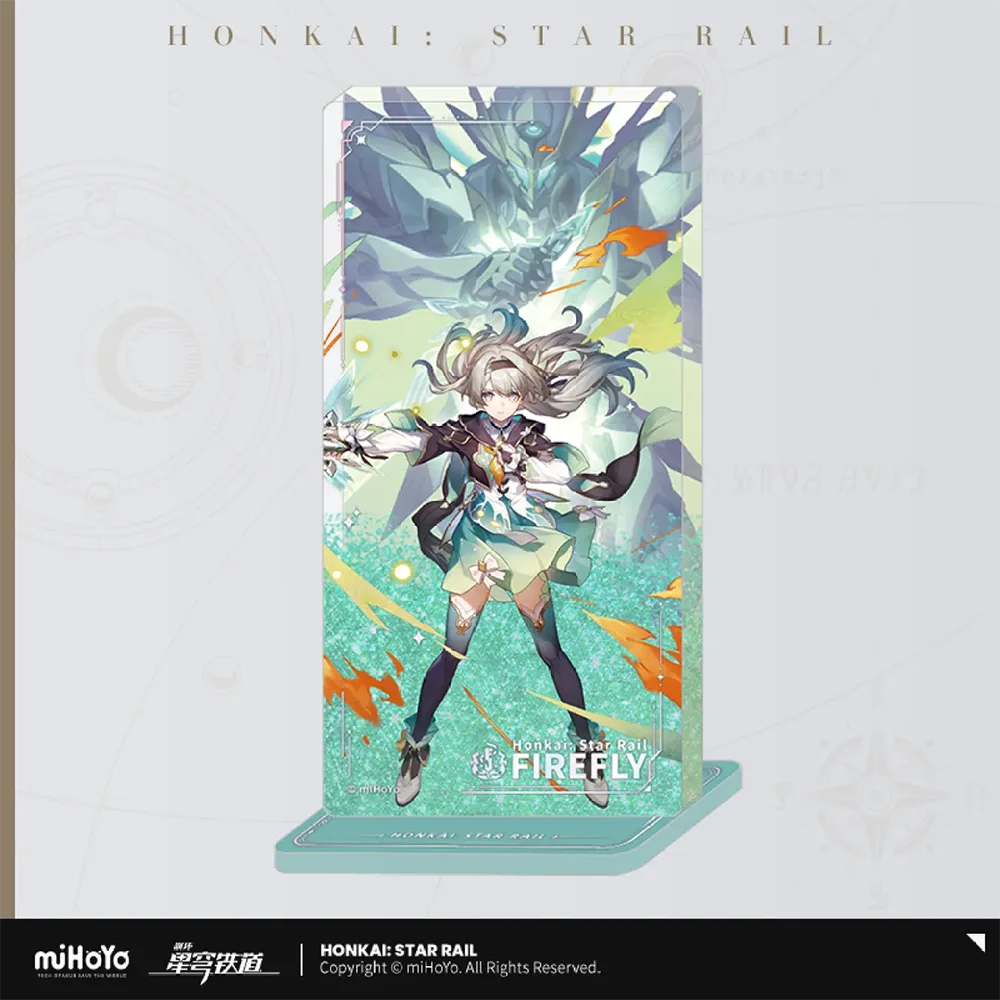 Honkai: Star Rail Character Glitter Acrylic Stand-Firefly-miHoYo-Ace Cards &amp; Collectibles