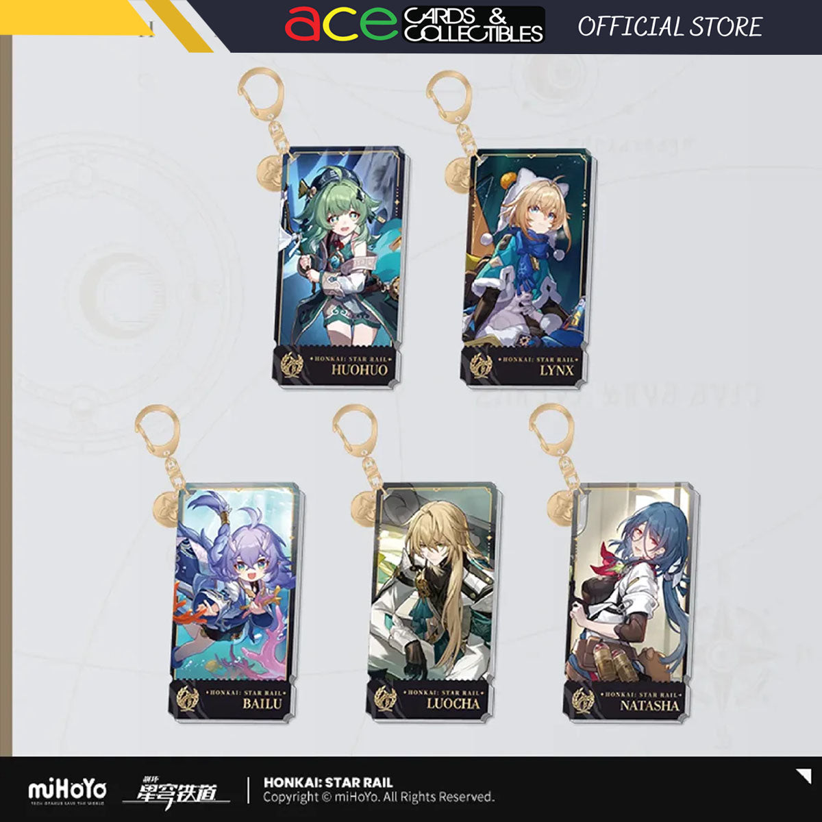 Honkai: Star Rail Character Keychain &quot;The Abundance&quot;-Huohuo-miHoYo-Ace Cards &amp; Collectibles