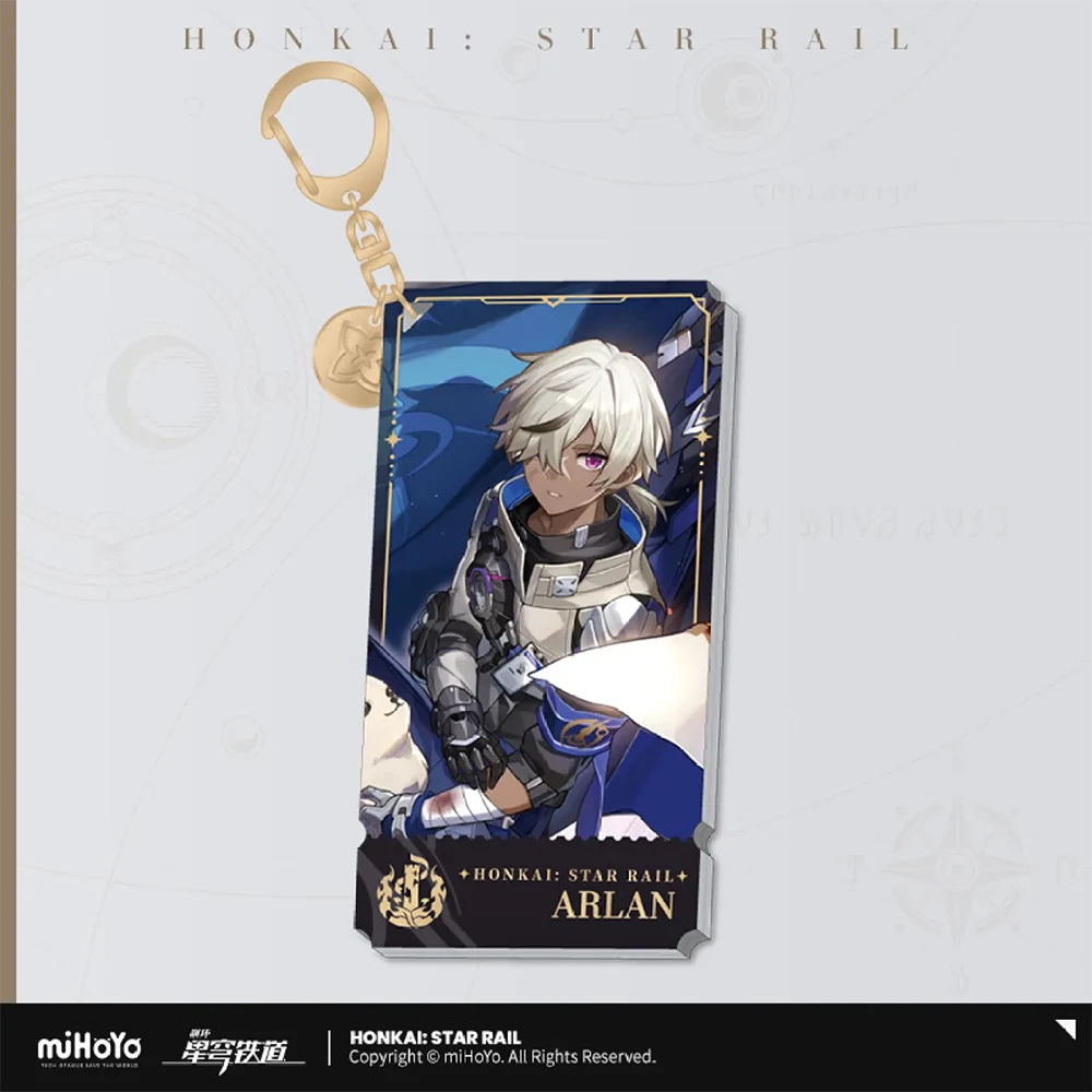 Honkai: Star Rail Character Keychain &quot;The Destruction&quot;-Arlan-miHoYo-Ace Cards &amp; Collectibles