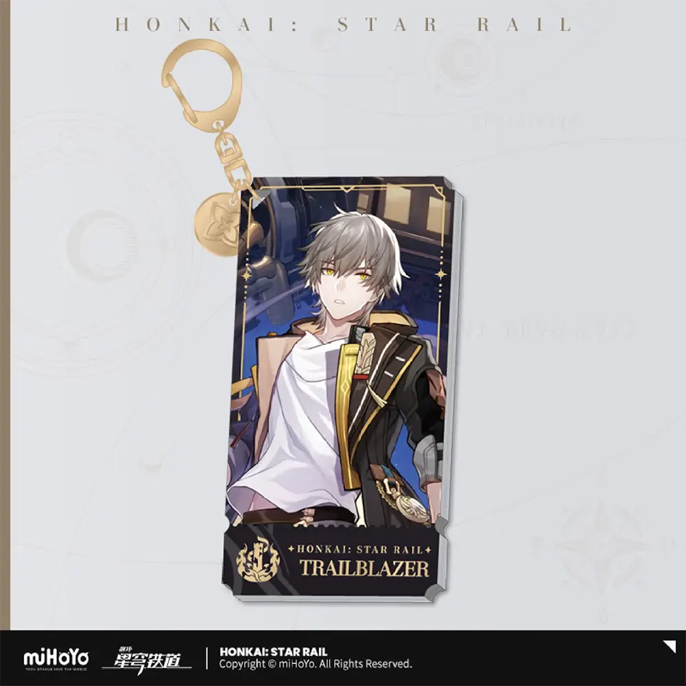 Honkai: Star Rail Character Keychain &quot;The Destruction&quot;-Caelus/Trailblaz-miHoYo-Ace Cards &amp; Collectibles