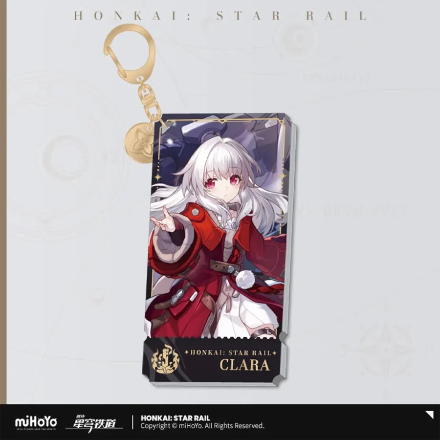 Honkai: Star Rail Character Keychain &quot;The Destruction&quot;-Clara-miHoYo-Ace Cards &amp; Collectibles