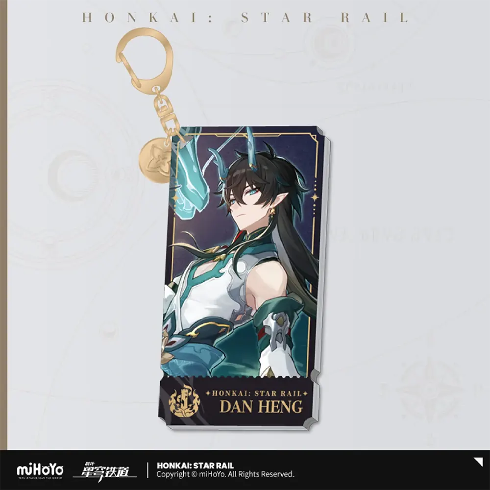 Honkai: Star Rail Character Keychain &quot;The Destruction&quot;-Dan Heng-miHoYo-Ace Cards &amp; Collectibles