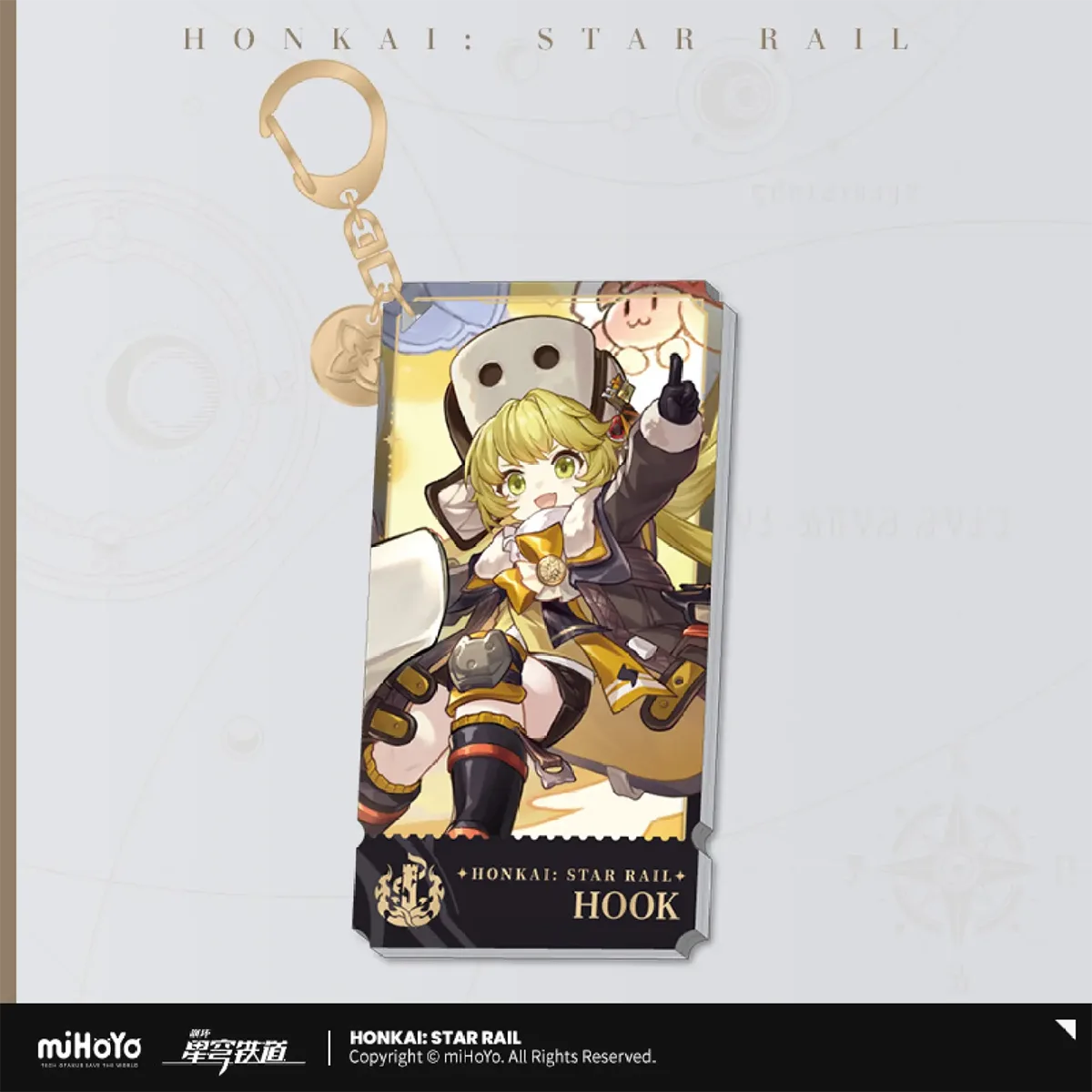 Honkai: Star Rail Character Keychain &quot;The Destruction&quot;-Hook-miHoYo-Ace Cards &amp; Collectibles