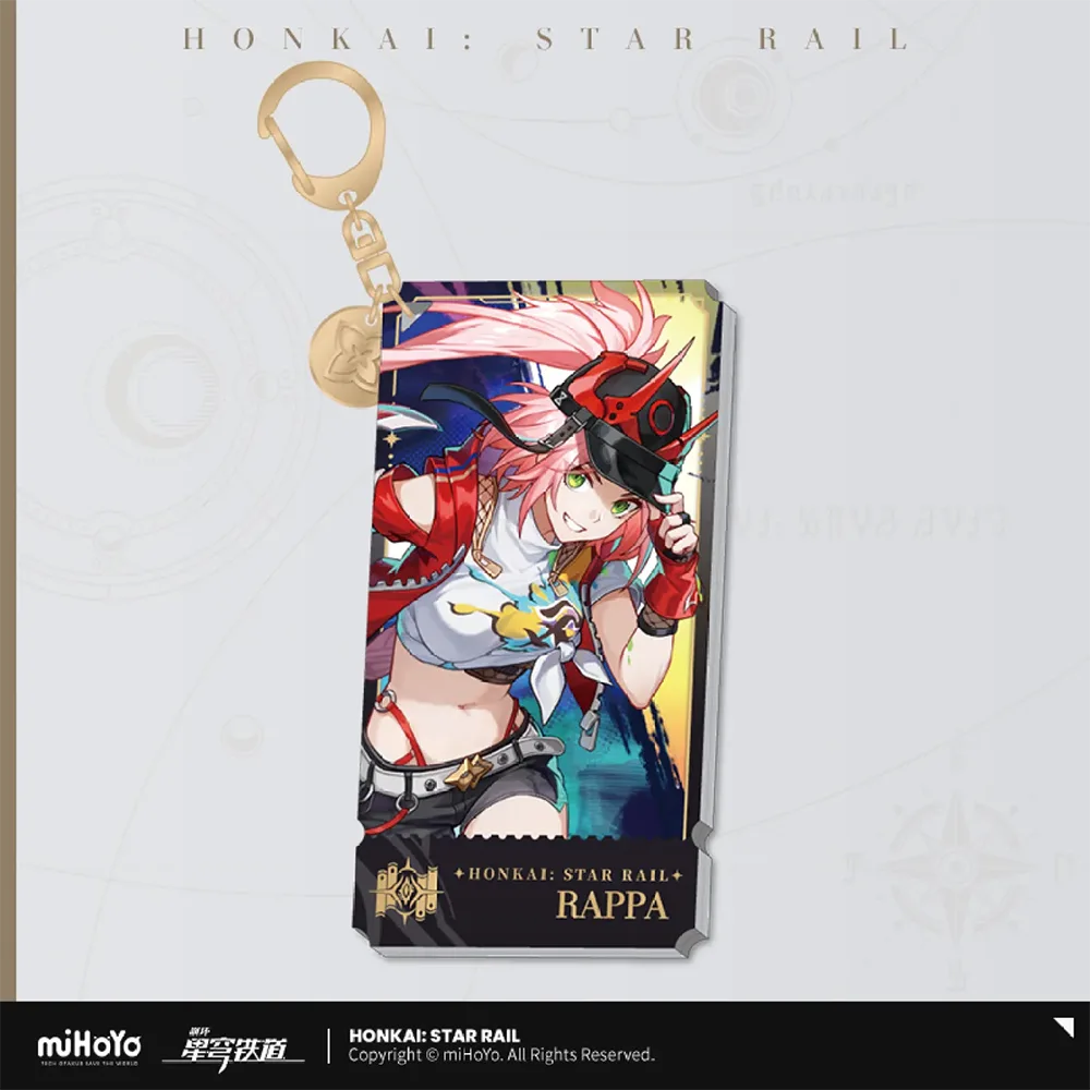 Honkai: Star Rail Character Keychain &quot;The Erudition&quot;-Rappa-miHoYo-Ace Cards &amp; Collectibles