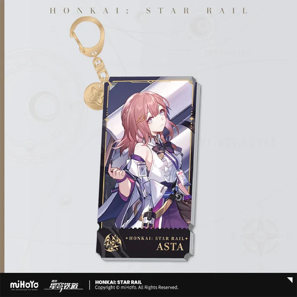 Honkai: Star Rail Character Keychain &quot;The Harmony&quot;-Asta-miHoYo-Ace Cards &amp; Collectibles