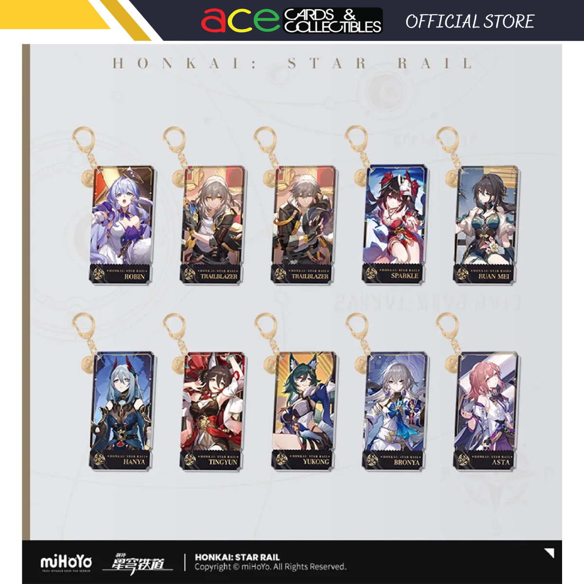 Honkai: Star Rail Character Keychain &quot;The Harmony&quot;-Hanya-miHoYo-Ace Cards &amp; Collectibles