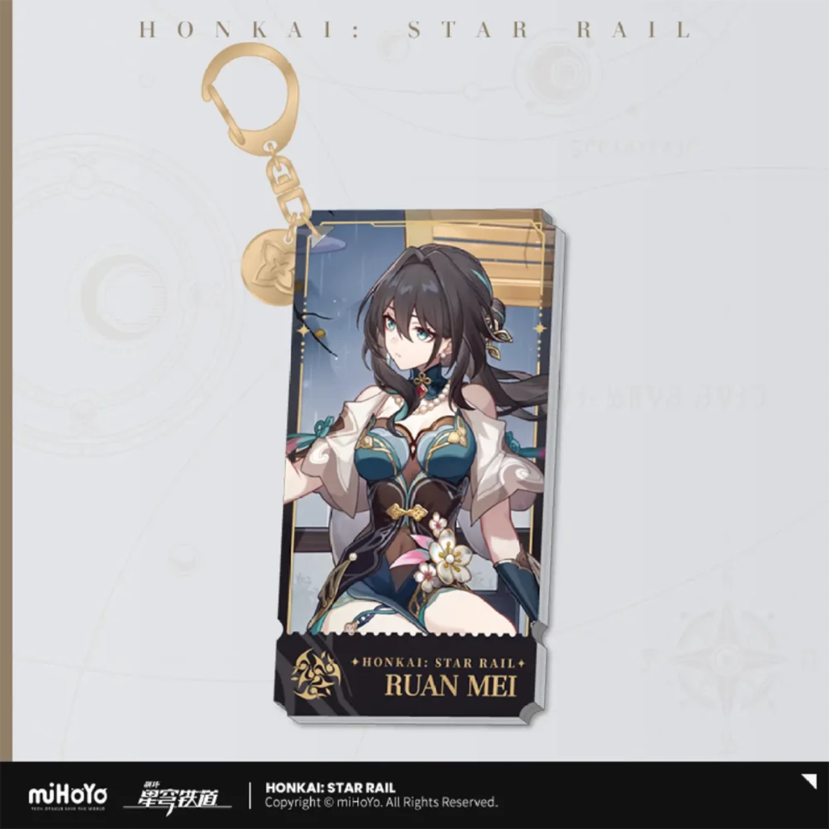 Honkai: Star Rail Character Keychain &quot;The Harmony&quot;-Ruan Mei-miHoYo-Ace Cards &amp; Collectibles