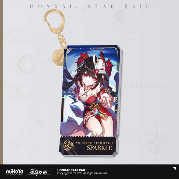 Honkai: Star Rail Character Keychain &quot;The Harmony&quot;-Sparkle-miHoYo-Ace Cards &amp; Collectibles